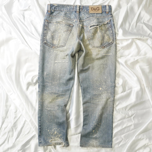 Hard Repair Denim Pants