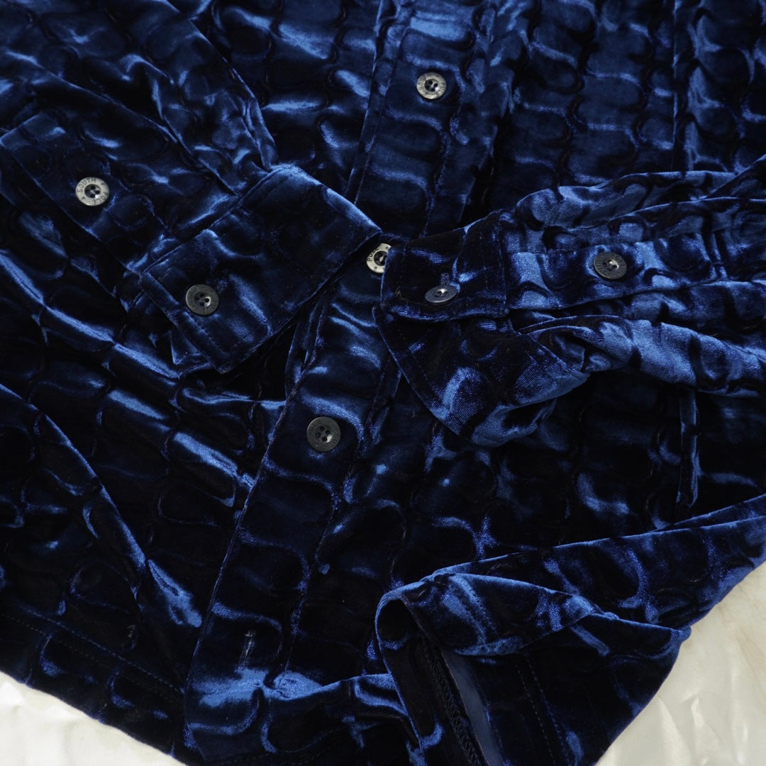 Hip-Hop Velour Shirt