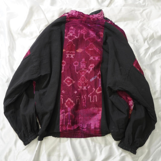 1970's Artistically Torn Fabric Reversible Jacket