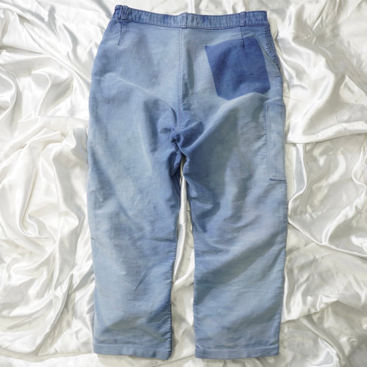 Shadow Print Moleskin Pants