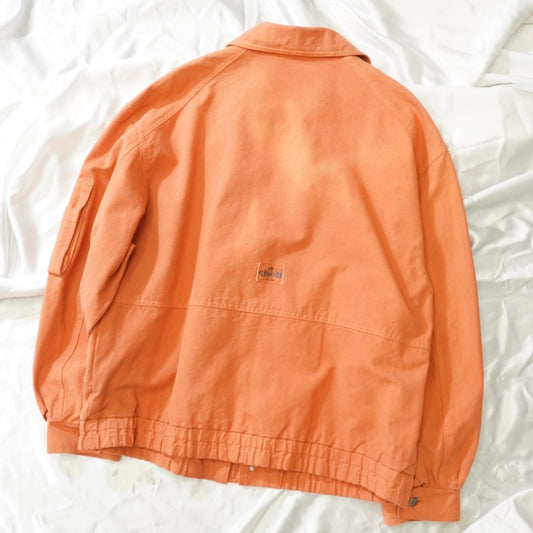 A salmon pink jacket you can wear in spring