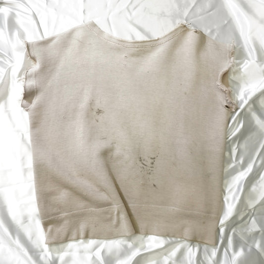 1950's Front V Cut Off Sweat Shirt