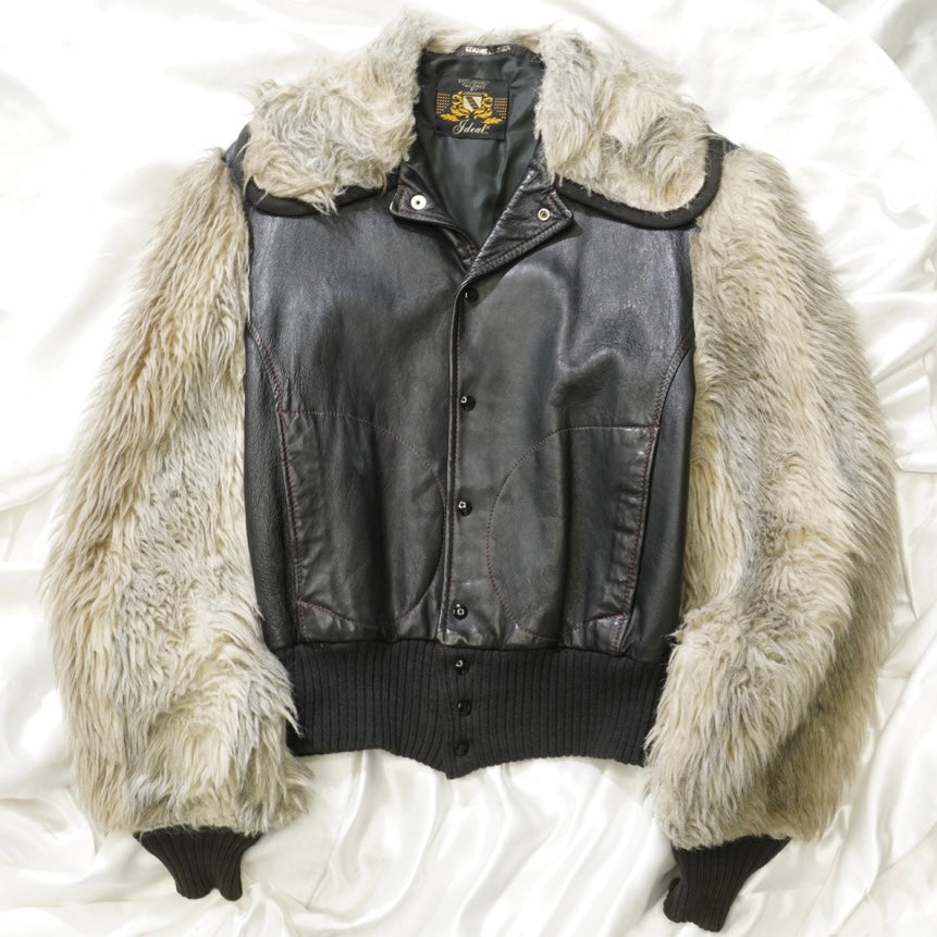 1970's Fur Switch Leather Jacket