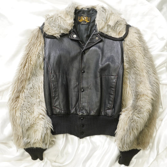 1970's Fur Switch Leather Jacket