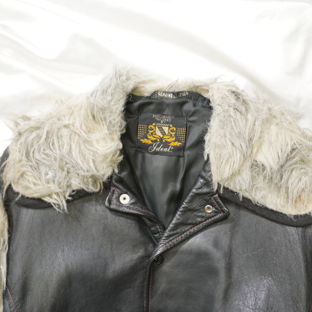 1970's Fur Switch Leather Jacket