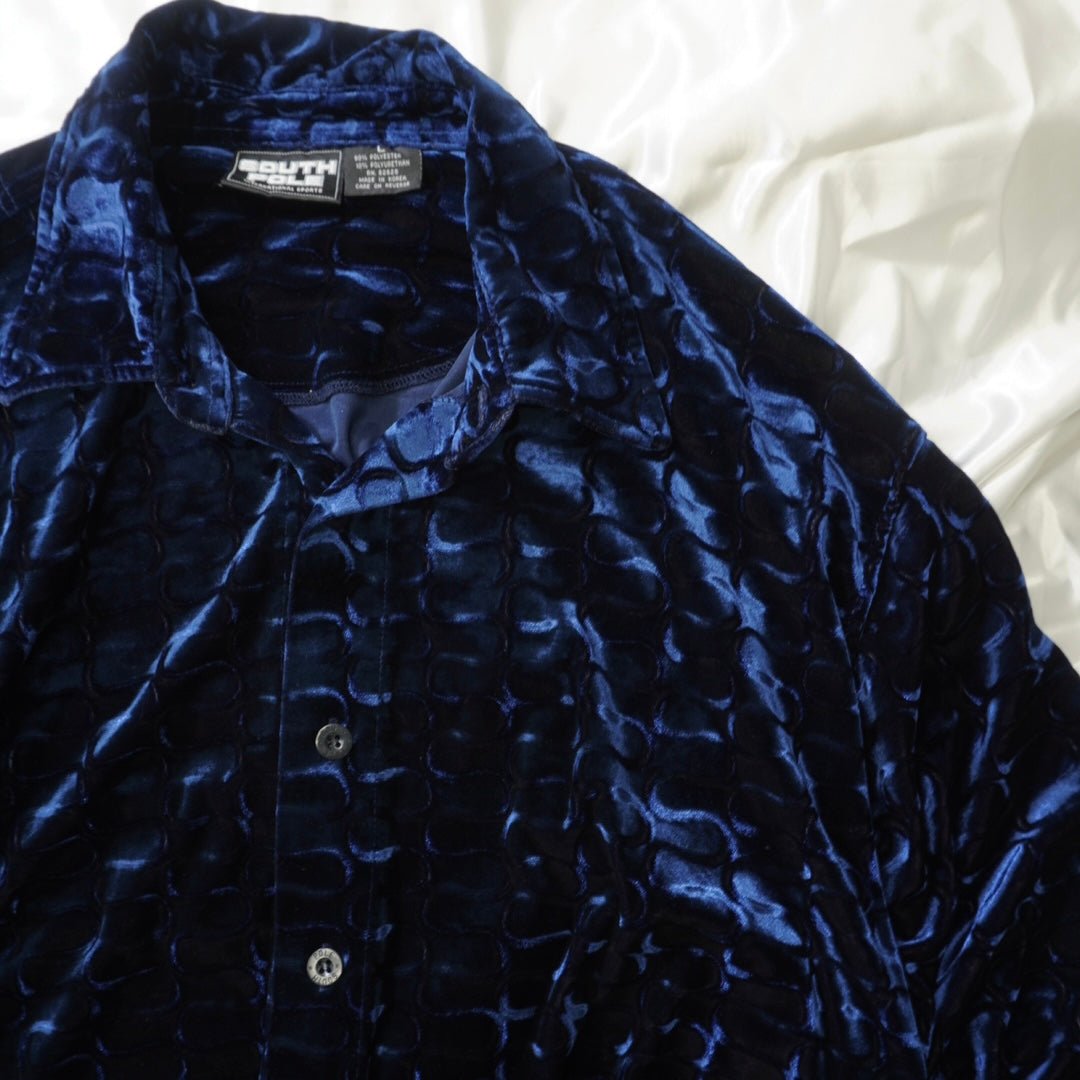 Hip-Hop Velour Shirt