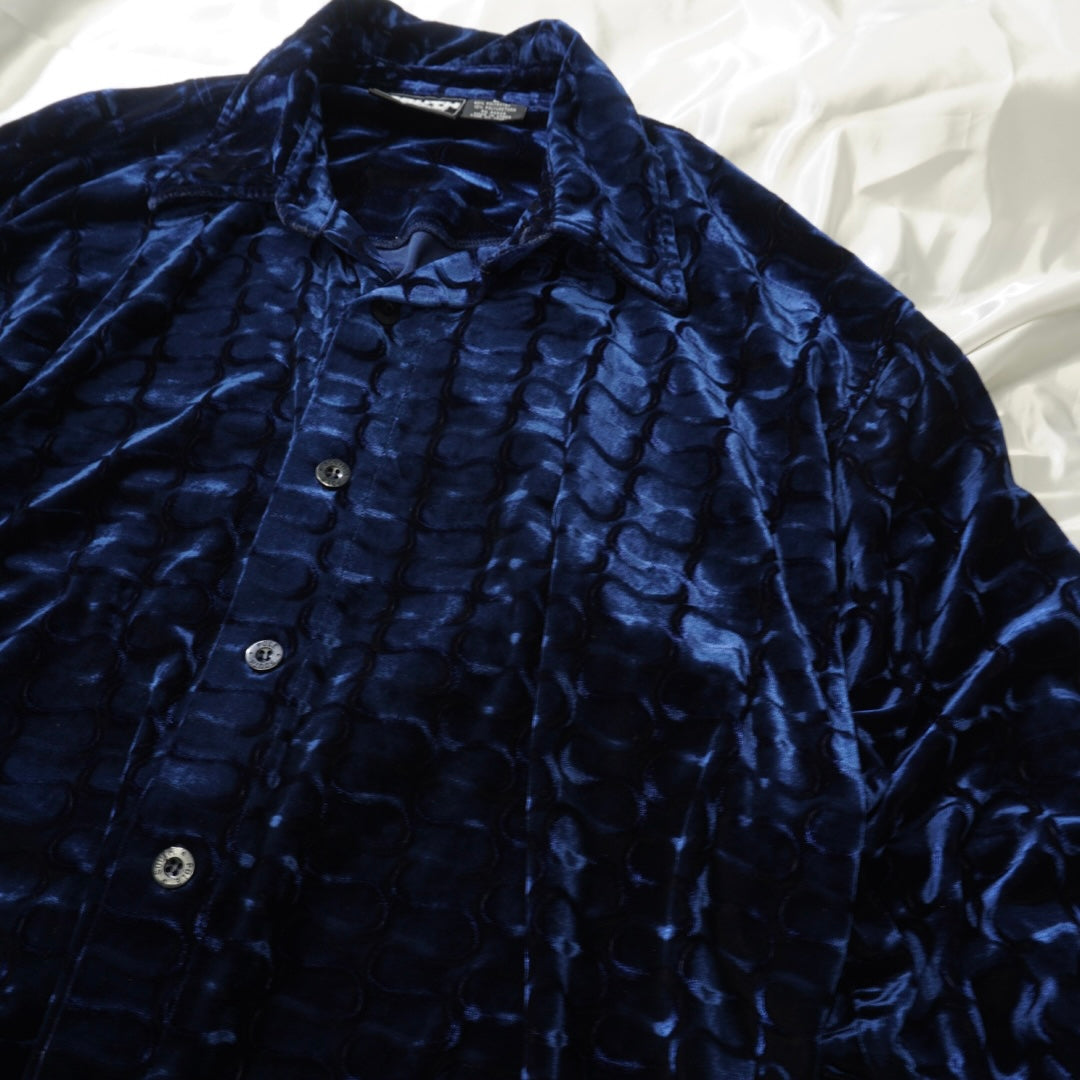 Hip-Hop Velour Shirt