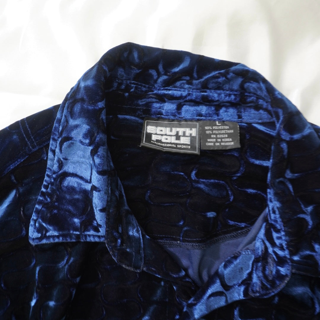 Hip-Hop Velour Shirt